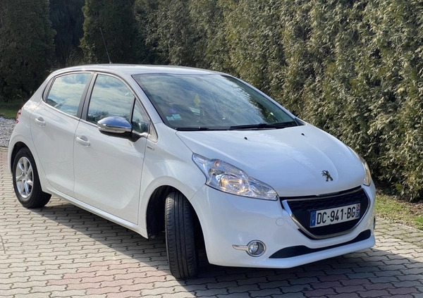 Peugeot 208 cena 27500 przebieg: 71459, rok produkcji 2013 z Jędrzejów małe 407